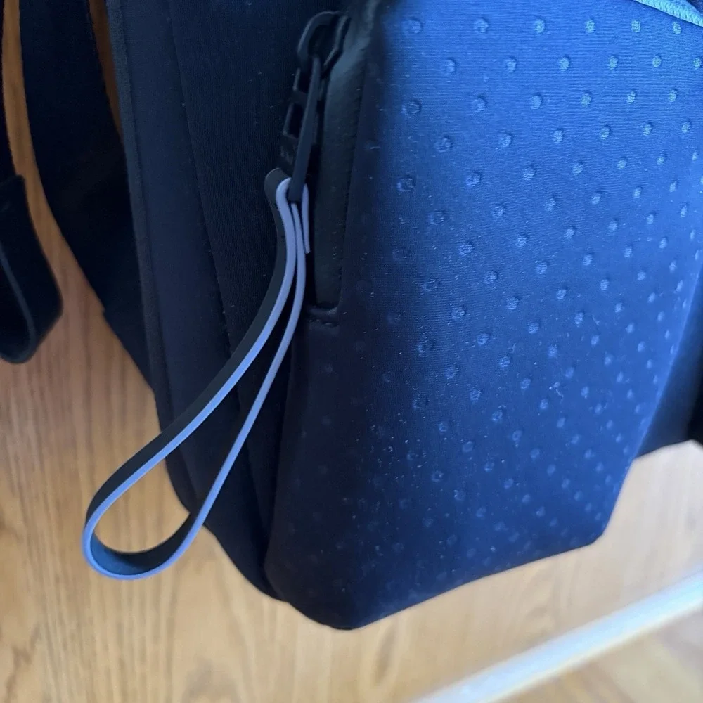 TUMI Devoe Minna Hobo Backpack Ink Blue Convertible Laptop Bag 144803-3466 NWT
